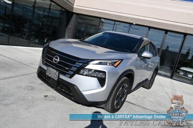 2024 Nissan Rogue SV / AWD / AutoStart / ProPilot Assist / Power Mirrors, Windows & Locks / Lane Departure & Blind Spot Alert / Apple CarPlay & Android Auto / Keyless Entry & Start / 35 MPG / 1-Owner Anchorage AK