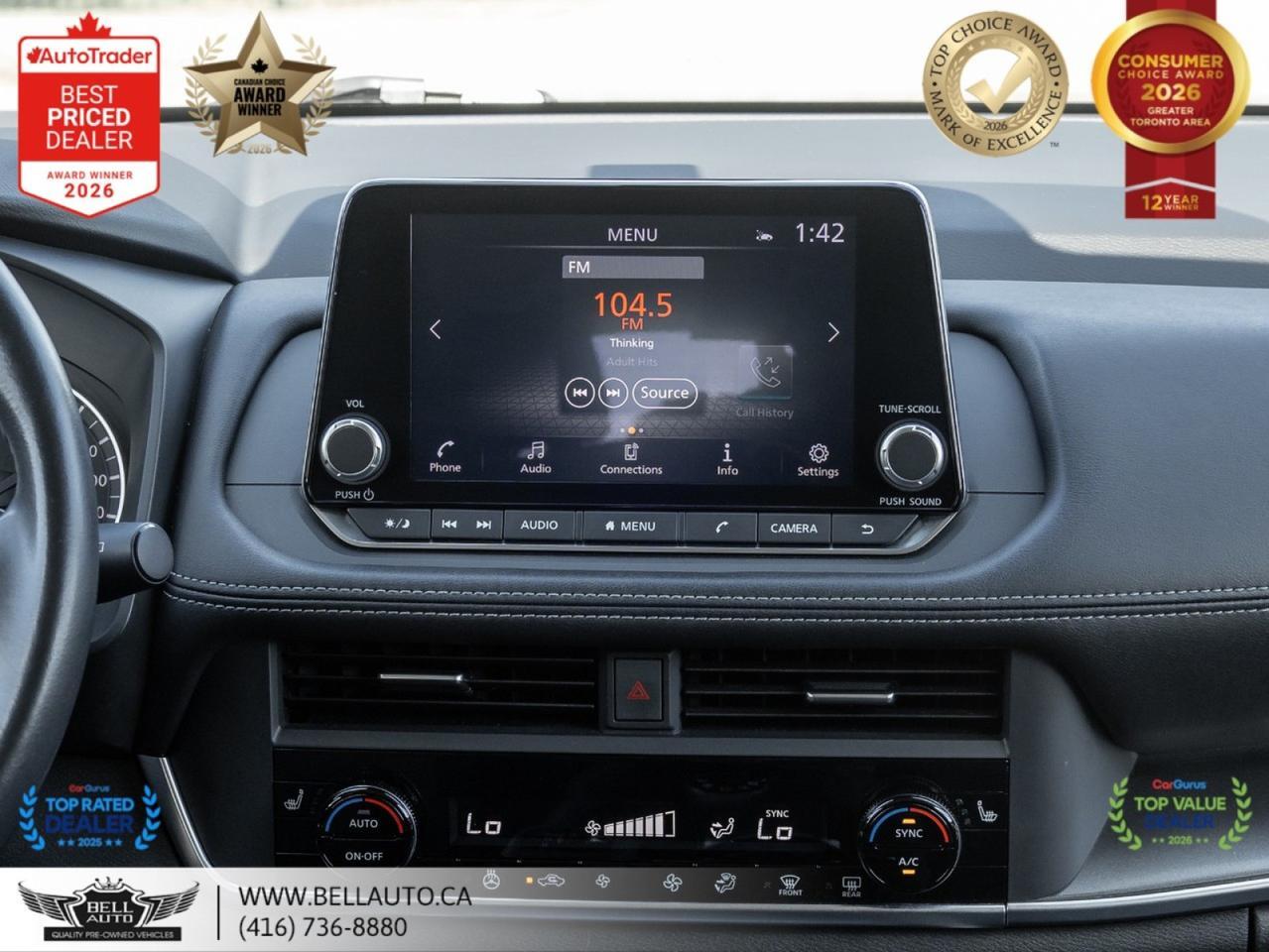 2024 Nissan Rogue SV Moonroof | B.CAM | PANO | B.SPOT | NOACCIDENT Toronto ON
