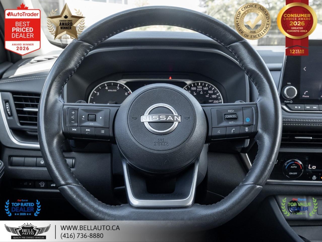 2024 Nissan Rogue SV Moonroof | B.CAM | PANO | B.SPOT | NOACCIDENT Toronto ON