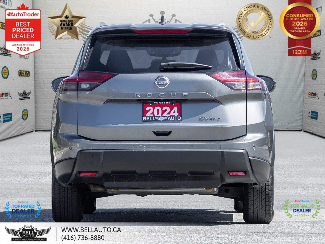 2024 Nissan Rogue SV Moonroof | B.CAM | PANO | B.SPOT | NOACCIDENT Toronto ON