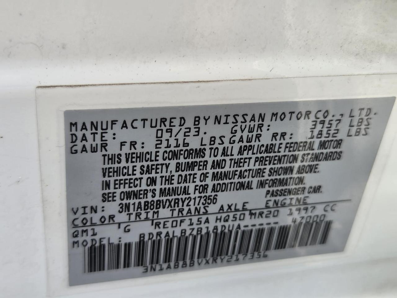 2024 Nissan Sentra S CVT Beeville TX