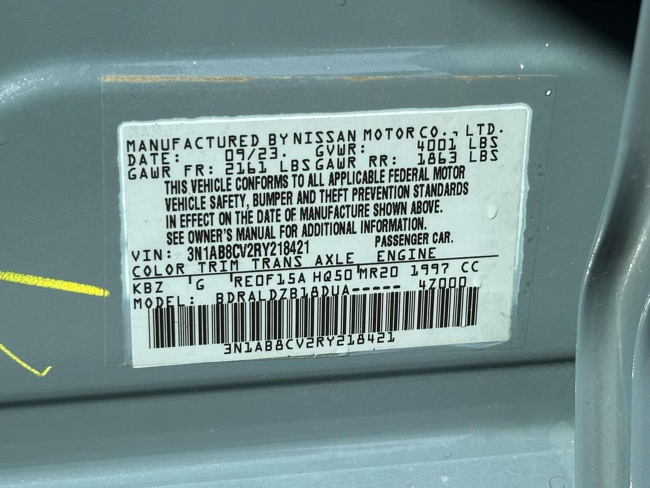 2024 Nissan Sentra SV Alexandria VA