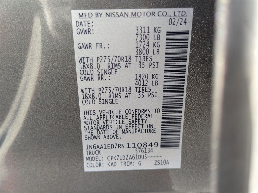 2024 Nissan Titan PRO-4X Kennesaw GA