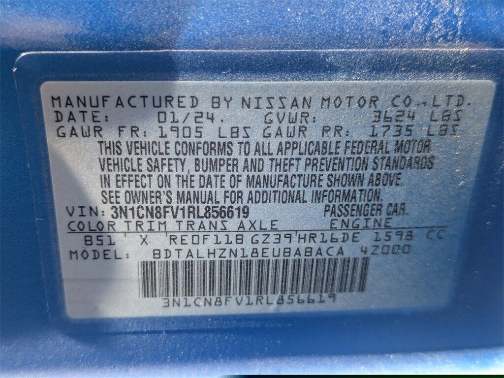 2024 Nissan Versa 1.6 SR Kennesaw GA