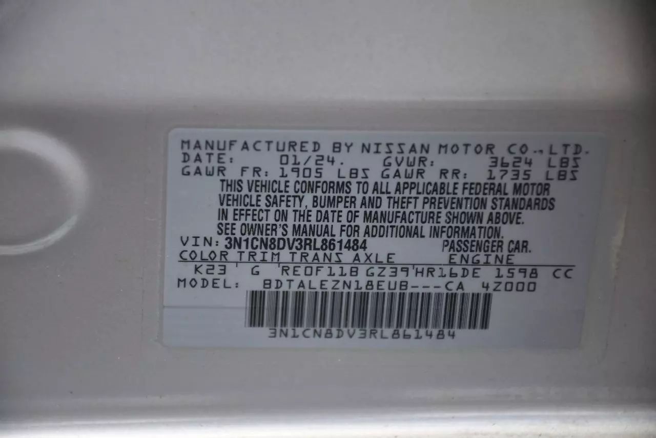 2024 Nissan Versa S Sedan 4D Doral FL