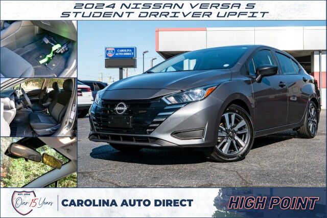 2024 Nissan Versa S / Student Driver Upfit / Dual Brake System / CarPlay!