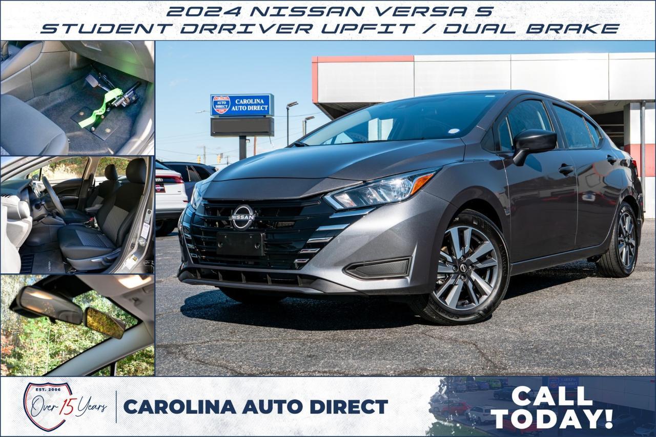 2024 Nissan Versa S / Student Driver Upfit / Dual Brake System / CarPlay! Lincolnton NC