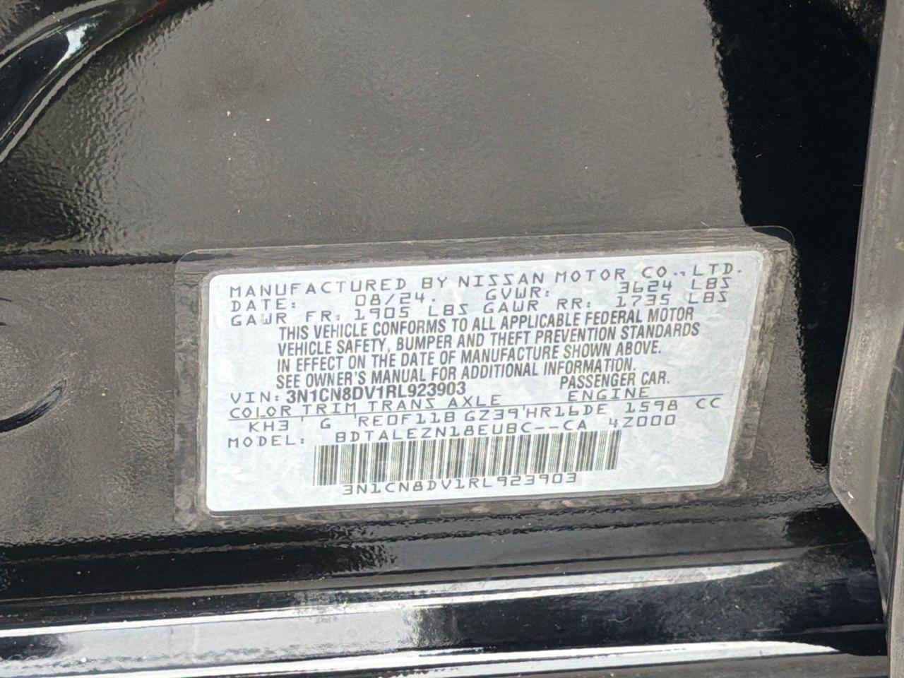 2024 Nissan Versa S Hagerstown MD