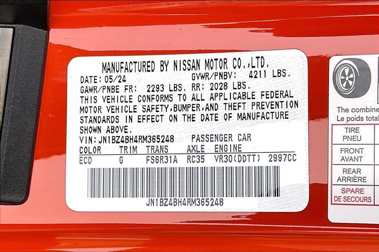 2024 Nissan Z Performance Roseville CA