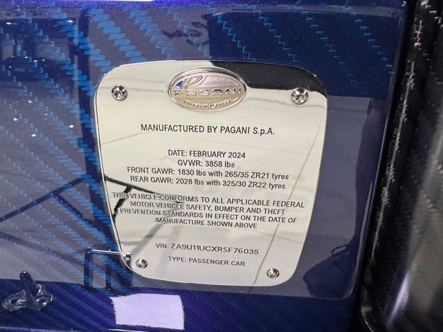 2024 Pagani Utopia #29/99 for the world, Sport Pack, full exposed carbon, titanium exhaust AND MUCH MORE!! Fort Lauderdale FL