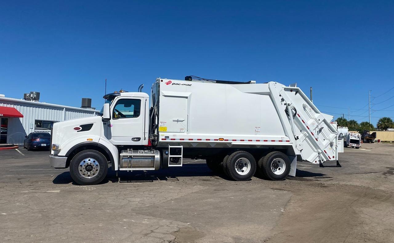 2024 Peterbilt 567 25 Yard PacMac Rear Loader Garbage truck Tampa FL