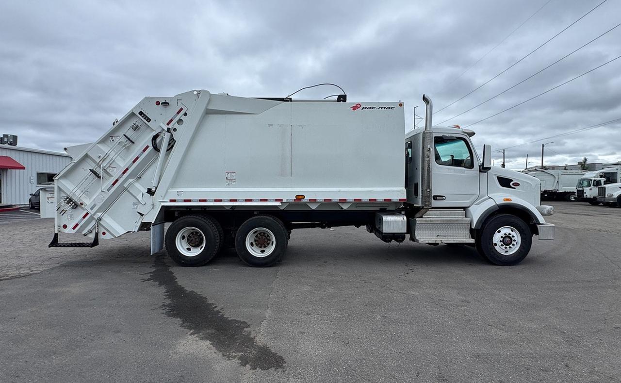 2024 Peterbilt 567 25 yard Pac-Mac Rear Loader Garbage Truck