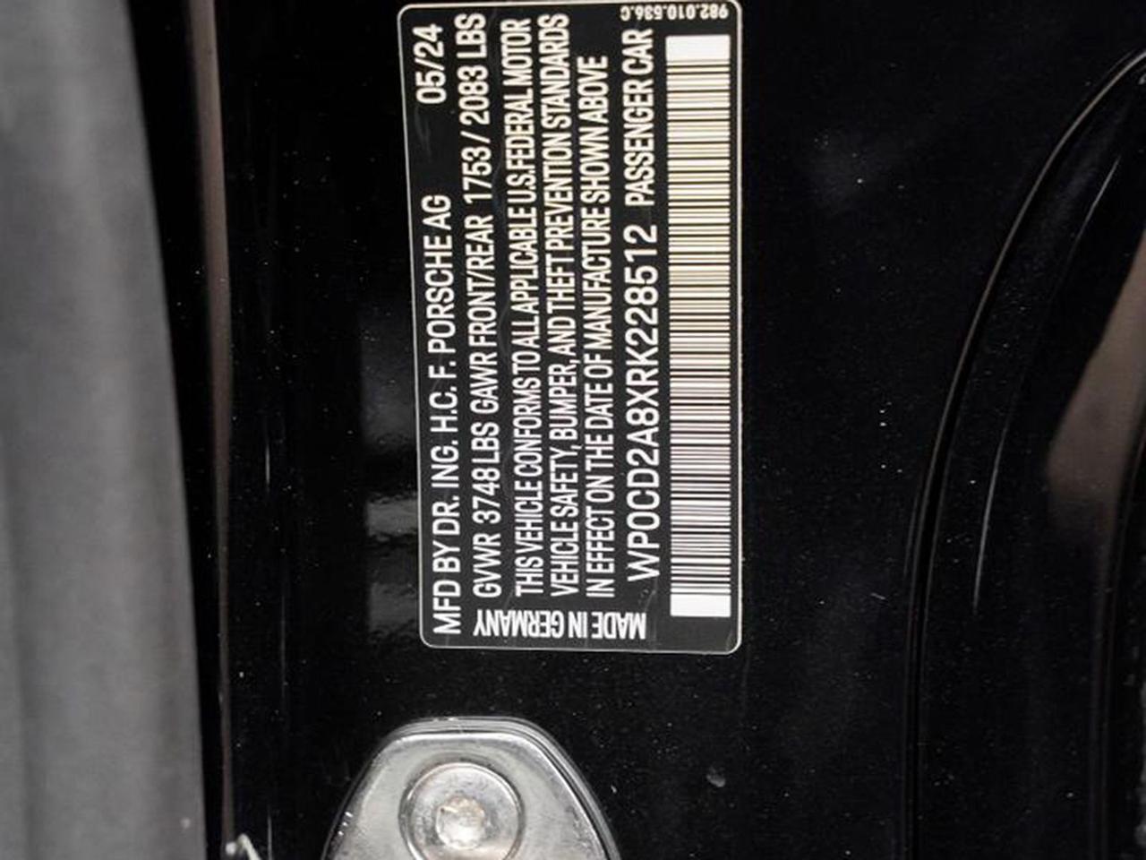 2024 Porsche 718 Boxster GTS Ft Lauderdale FL