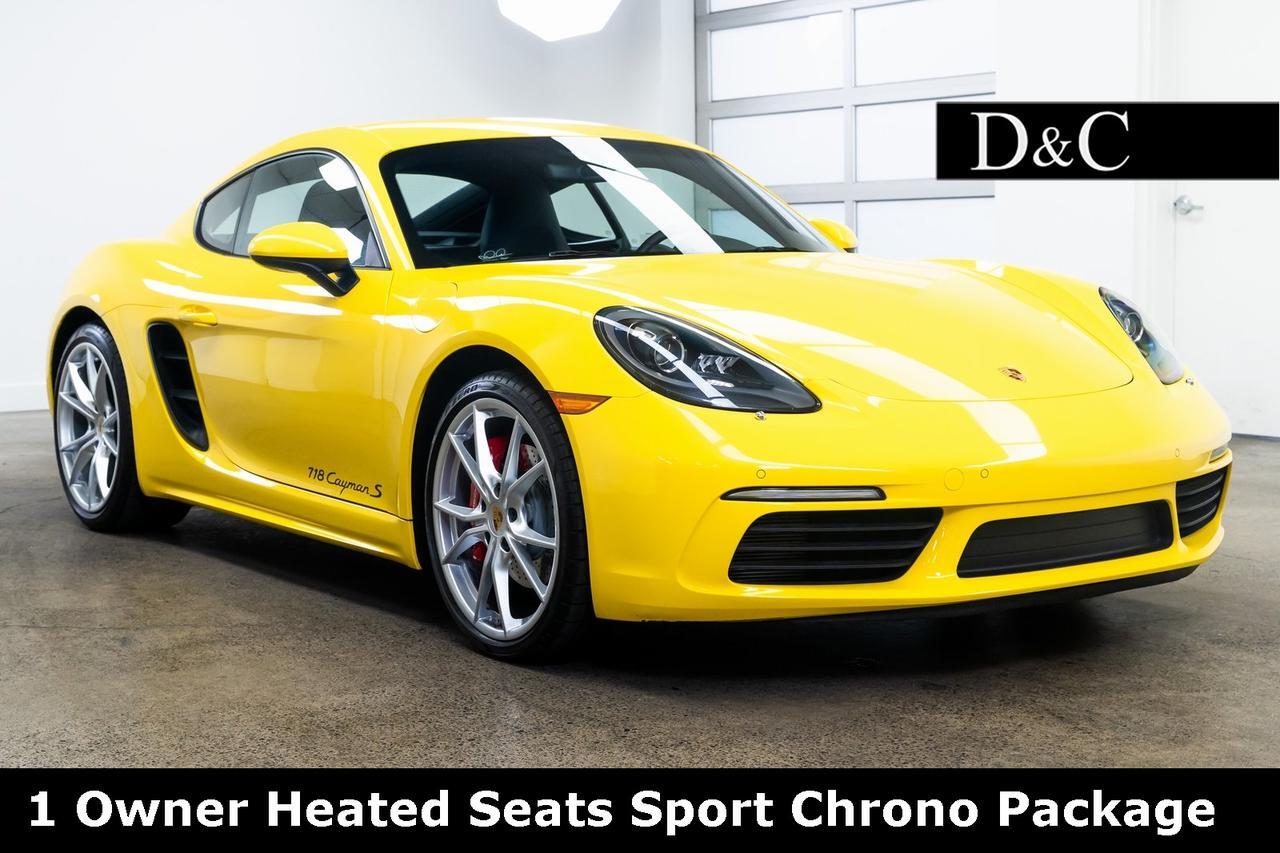 2024 Porsche 718 Cayman S 1 Owner Heated Seats Sport Chrono Package Portland OR