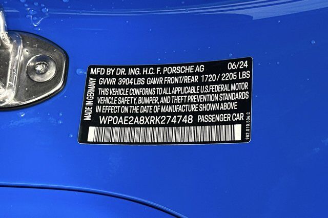 2024 Porsche 718 GT4 RS Newark DE