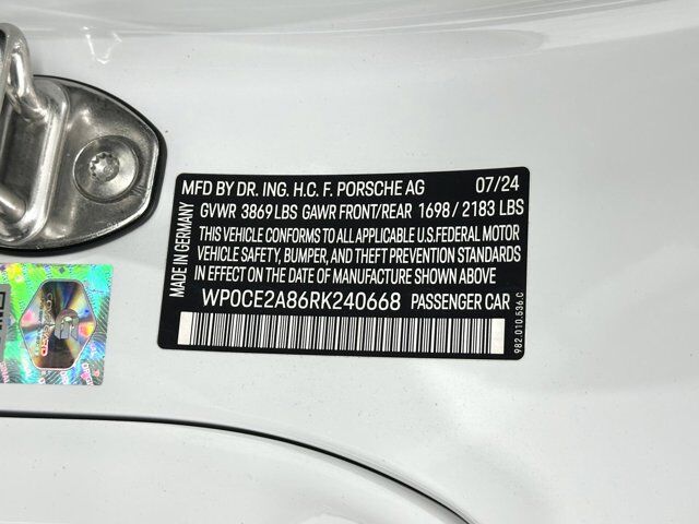 2024 Porsche 718 RS Newark DE