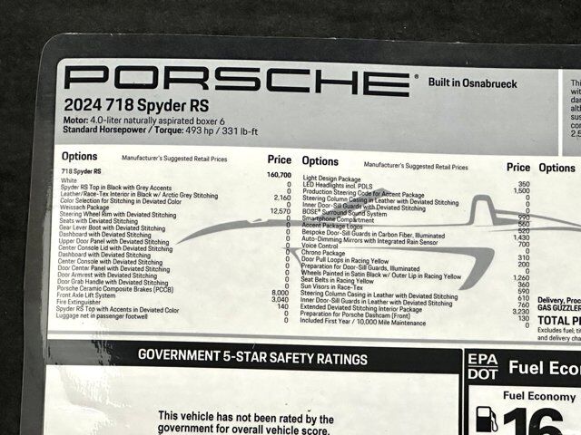 2024 Porsche 718 RS Newark DE