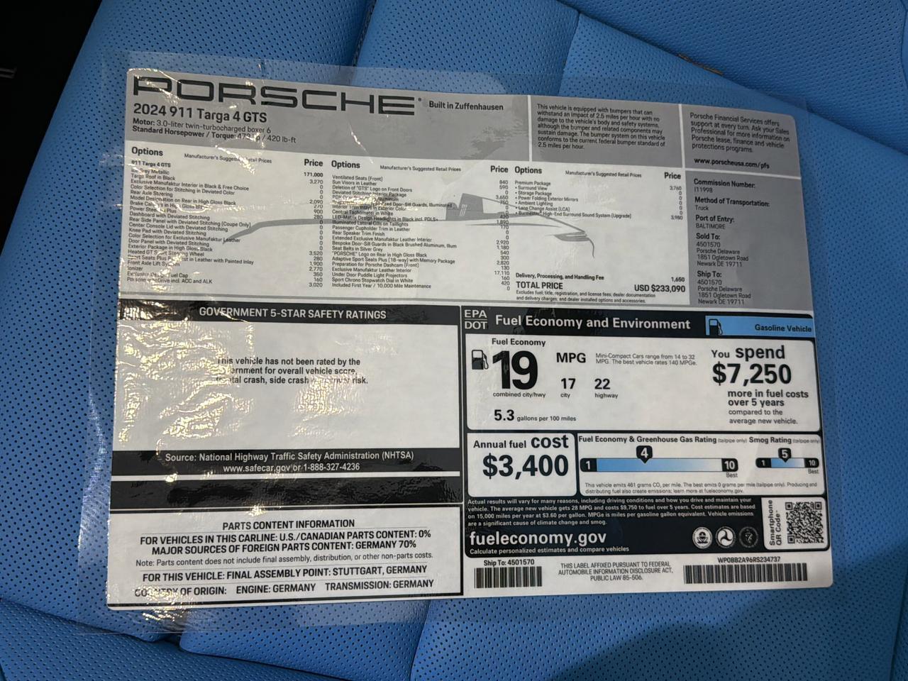 2024 Porsche 911 4 GTS Newark DE