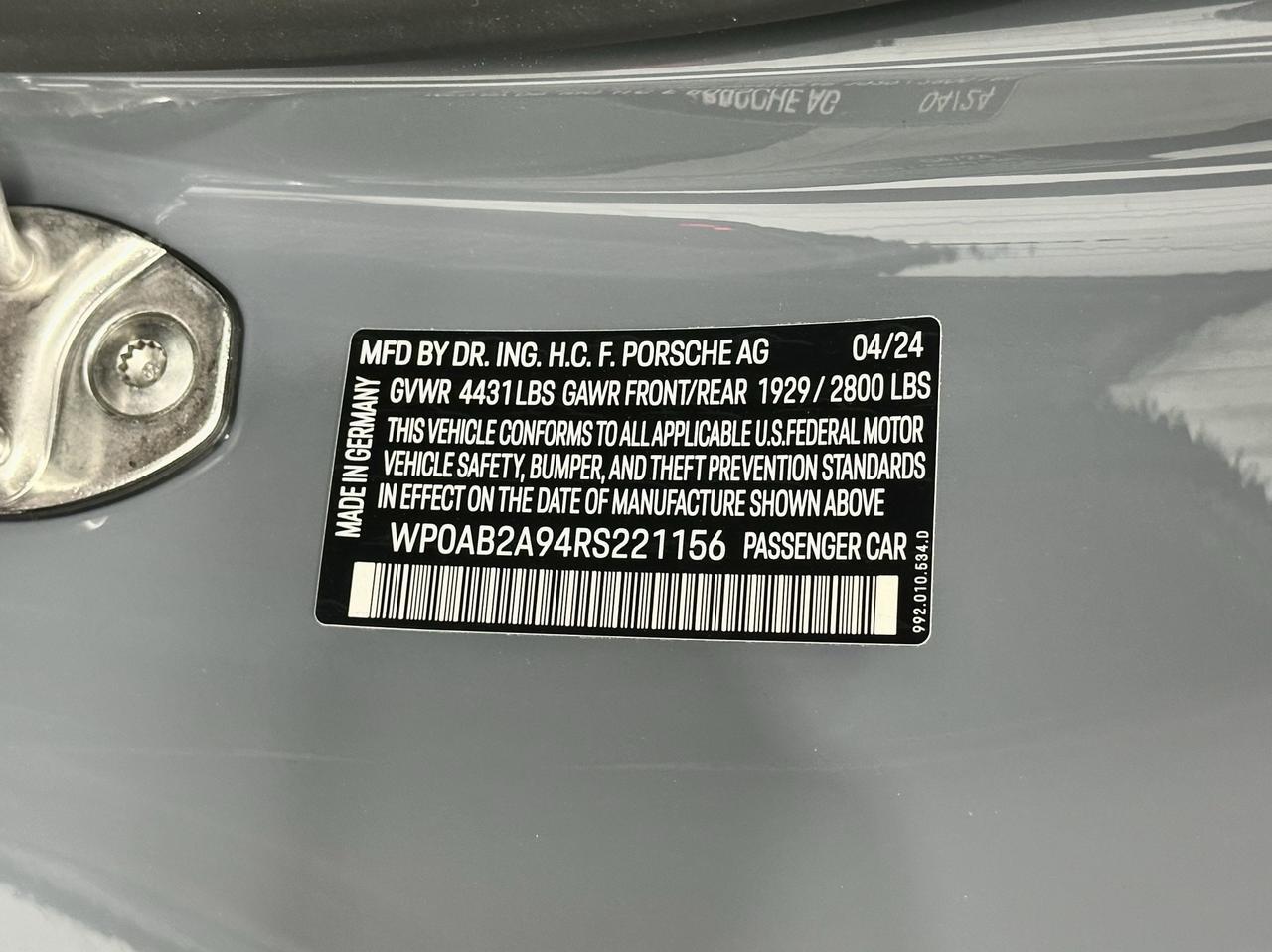 2024 Porsche 911 Carrera 4 GTS Newark DE