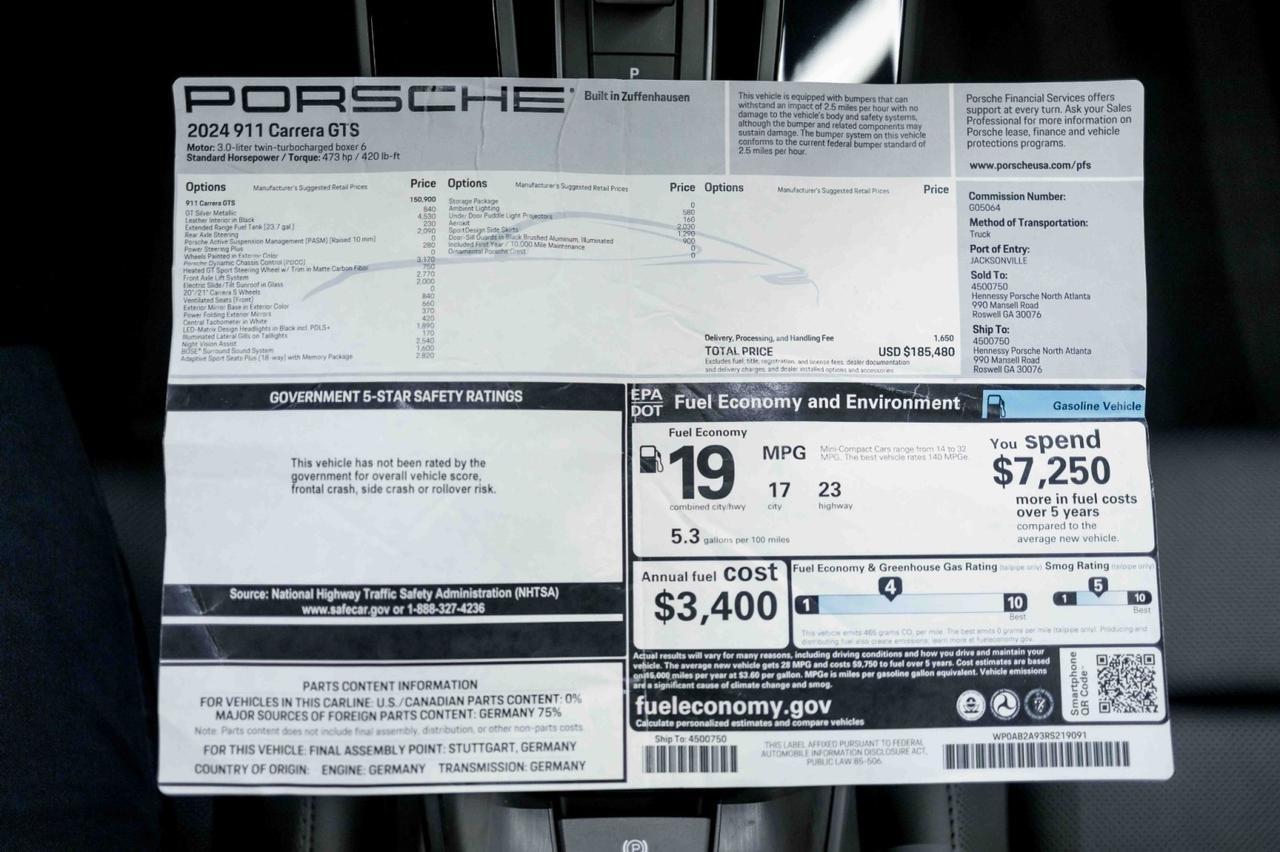 2024 Porsche 911 Carrera GTS