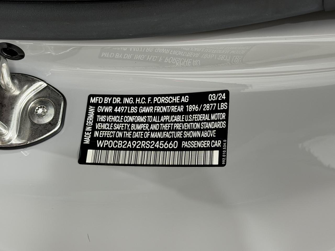 2024 Porsche 911 Carrera Gts Newark DE