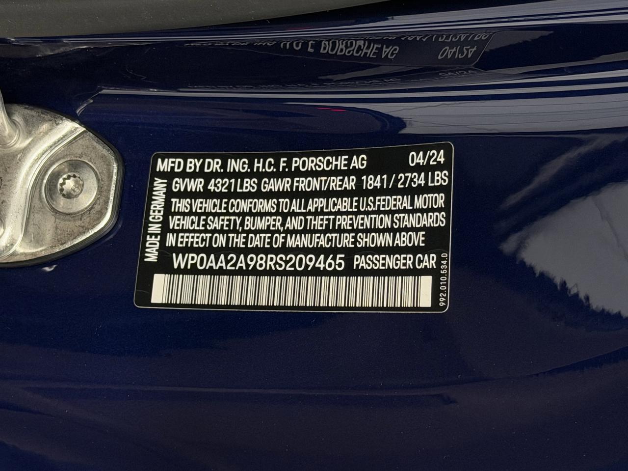 2024 Porsche 911 Carrera Newark DE