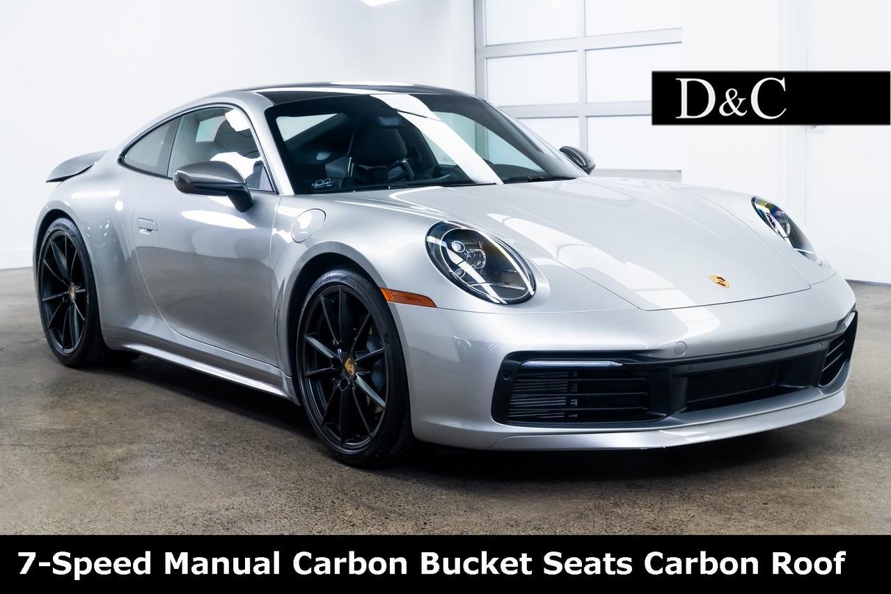 2024 Porsche 911 Carrera T 7-Speed Manual Carbon Bucket Seats Carbon Roof Portland OR