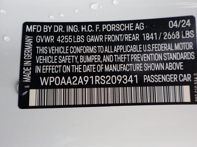 2024 Porsche 911 Carrera T Oshkosh WI