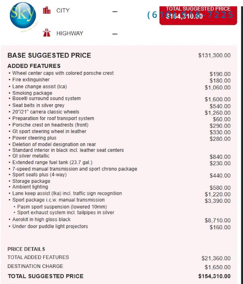 2024 Porsche 911 Coupe Carrera S 7-SPEED MANUAL