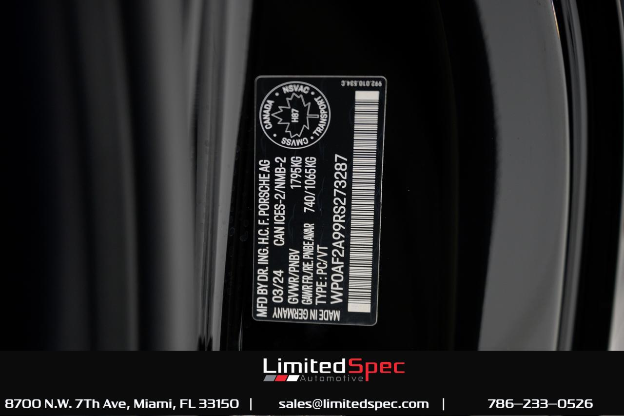 2024 Porsche 911 GT3 RS Miami FL