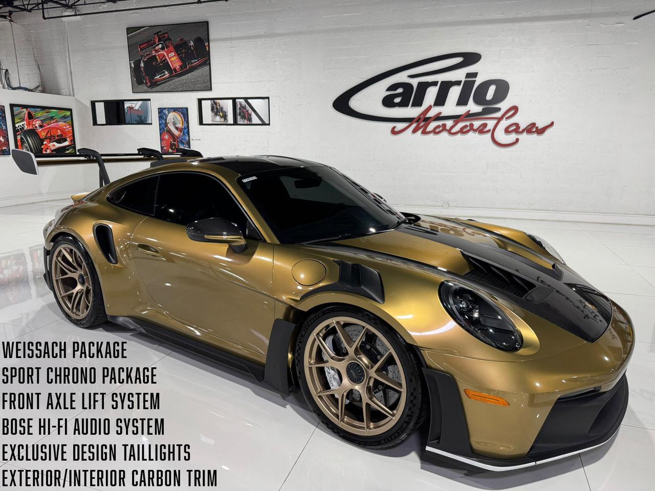 2024 Porsche 911 GT3 RS Weissach Package!!  Bose audio, front lift, Sport Chrono, Exclusive Design tailights & MORE!!