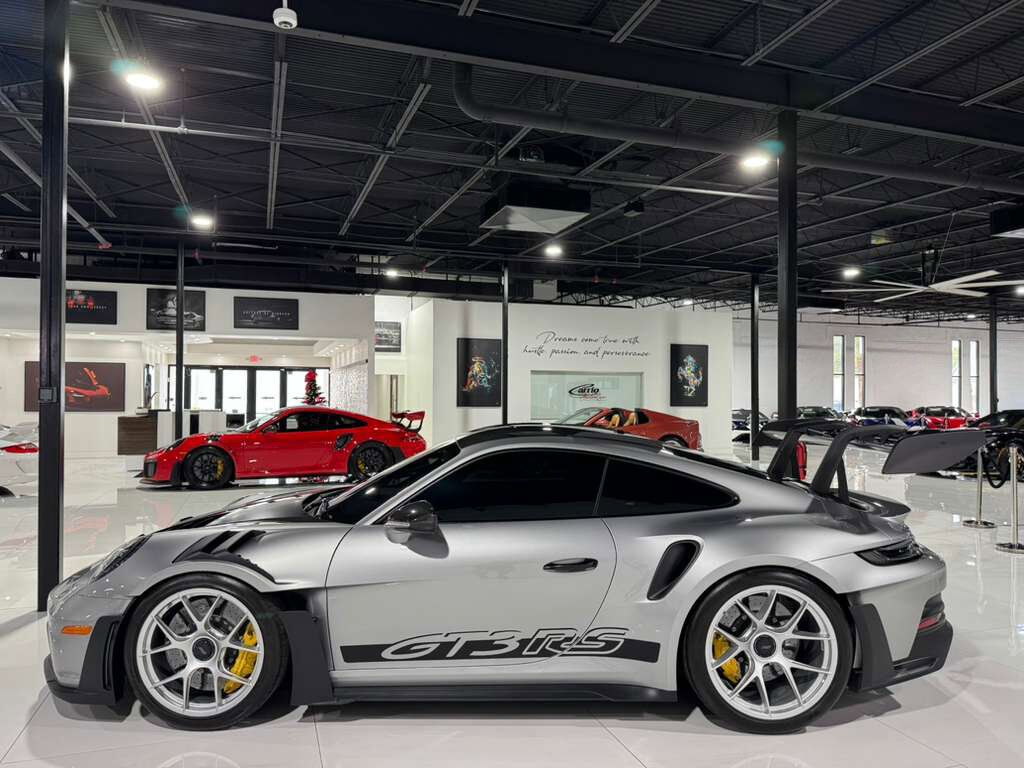 2024 Porsche 911 GT3 RS Weissach Package!! GT Silver paint, Racing Yellow calipers, front lifter, Bose audio & MORE!! Fort Lauderdale FL