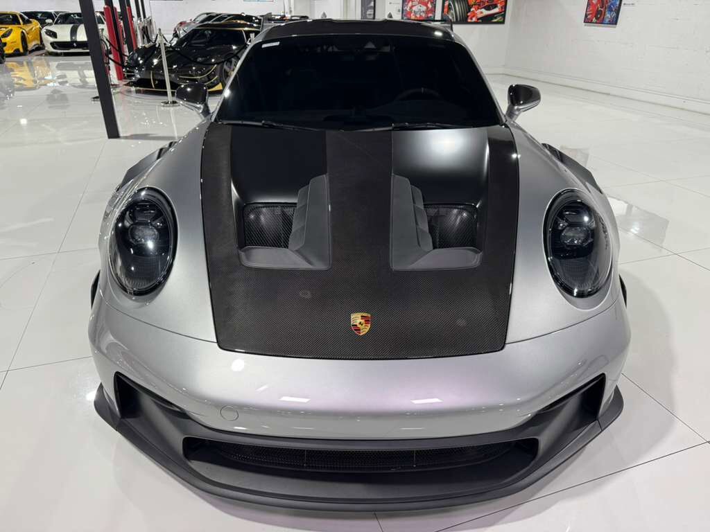 2024 Porsche 911 GT3 RS Weissach Package!! GT Silver paint, Racing Yellow calipers, front lifter, Bose audio & MORE!!