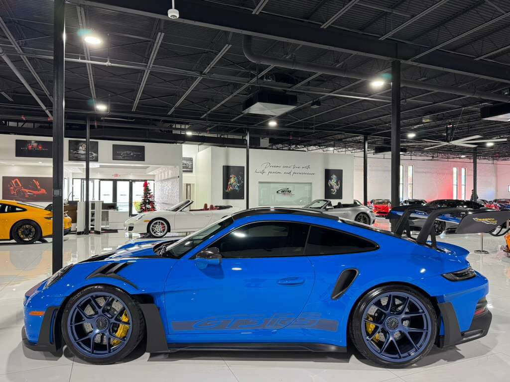 2024 Porsche 911 GT3 RS Weissach Shark Blue paint, carbon racing seats, magnesium wheels, PCCB, Bose audio AND MORE!! Fort Lauderdale FL