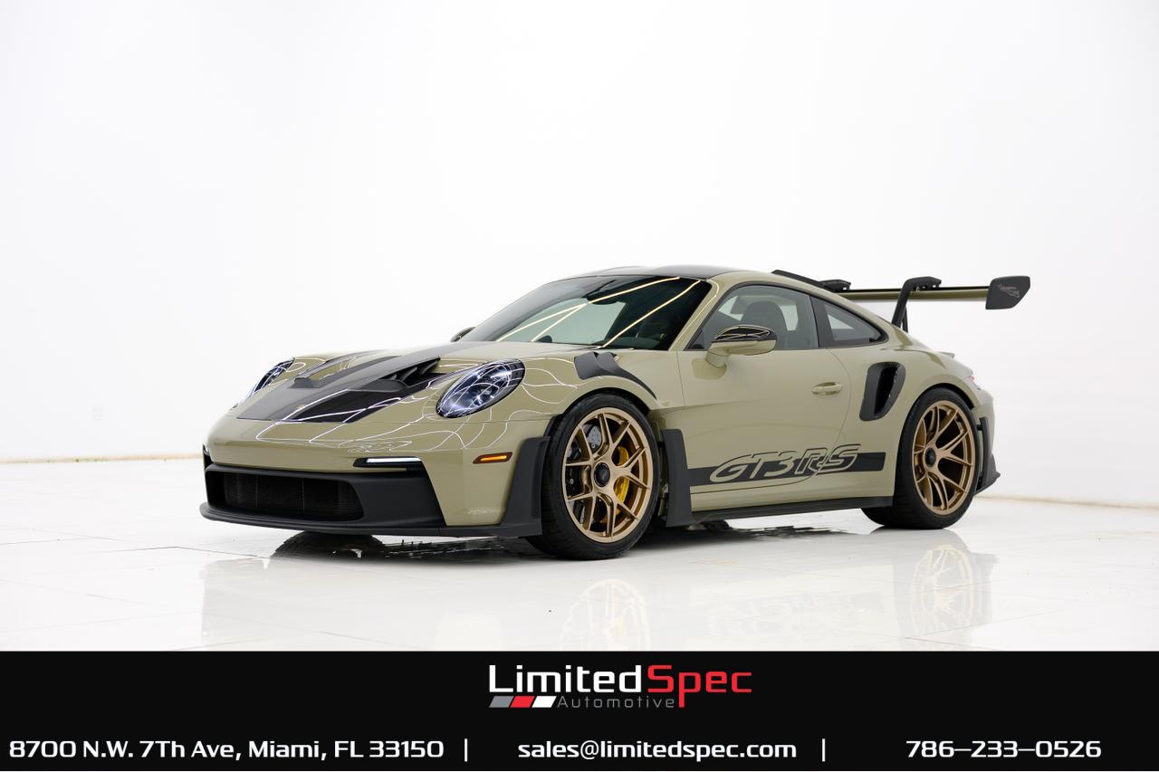 2024 Porsche 911 GT3 RS Weissach package PTS Stone Grey Miami FL