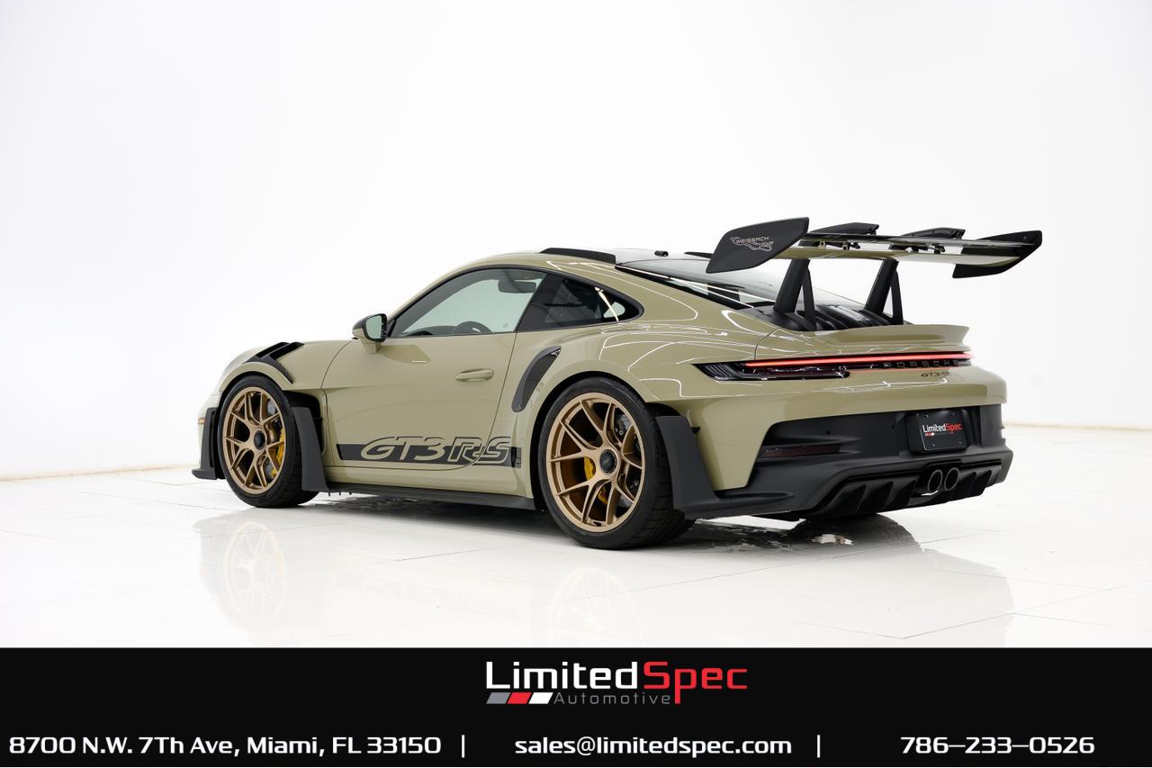 2024 Porsche 911 GT3 RS Weissach package PTS Stone Grey Miami FL