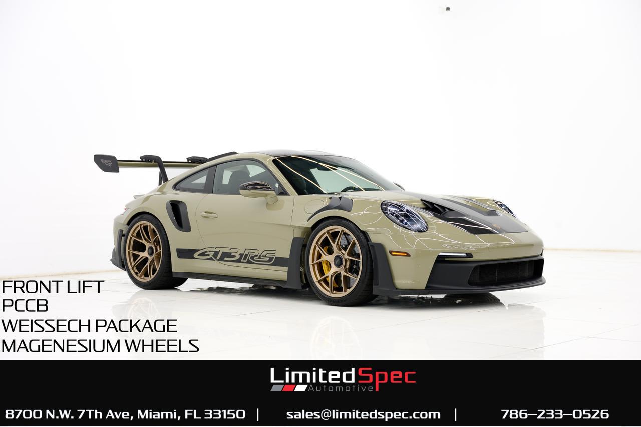 2024 Porsche 911 GT3 RS Weissach package PTS Stone Grey Miami FL