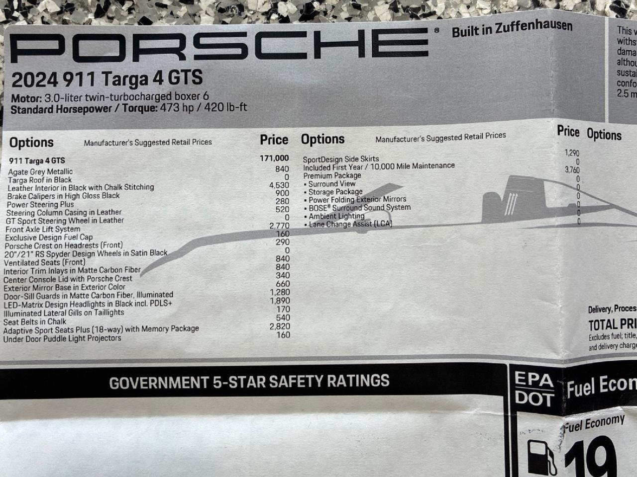 2024 Porsche 911 Targa 4 GTS, Leather, Front Axle Lift, Premium Pkg, 18-Way Adaptive Sport Seats, LED Martrix Headlights w/ PDLS+ Houston TX
