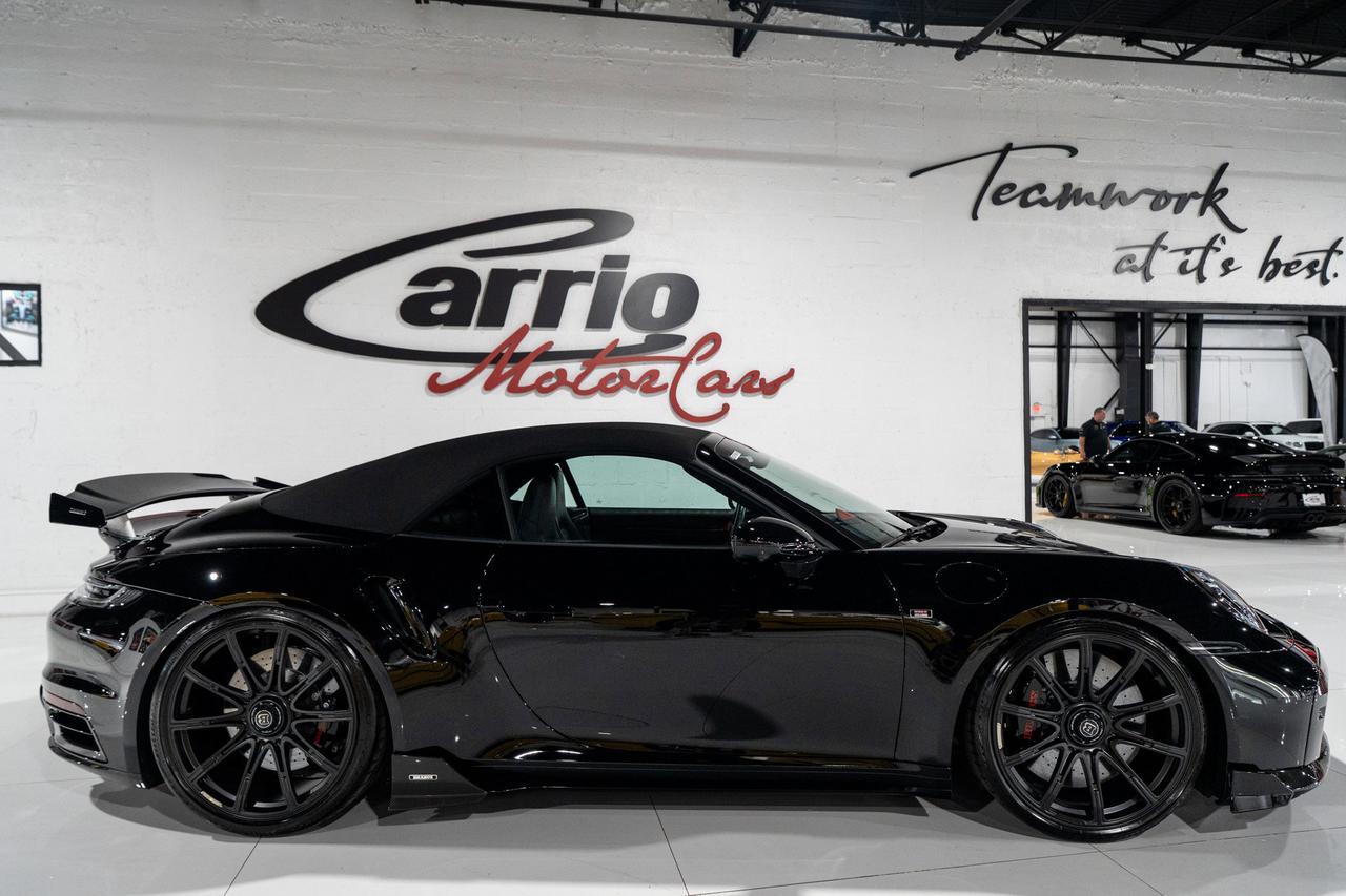 2024 Porsche 911 Turbo S Cabriolet BRABUS 820 PACKAGE! Jet Black Metallic paint, custom interior, body kit AND MORE!! Fort Lauderdale FL