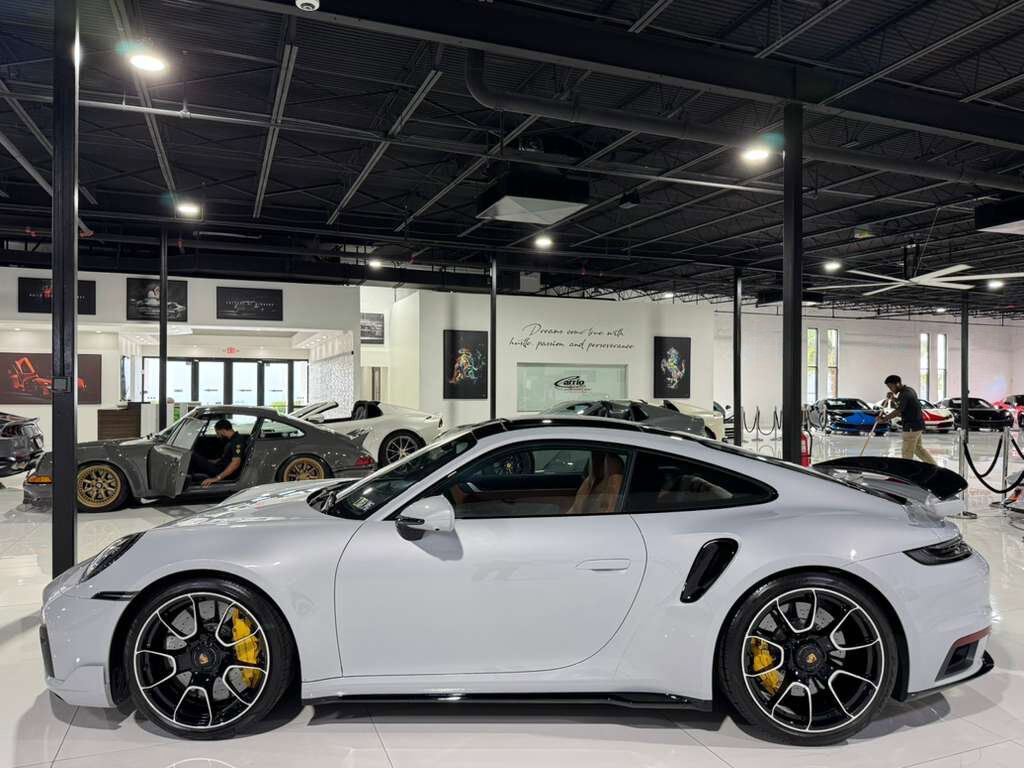 2024 Porsche 911 Turbo S Ice Grey Metallic paint,Exclusive Manufaktur interior,Exclusive Design taillights AND MORE!! Fort Lauderdale FL
