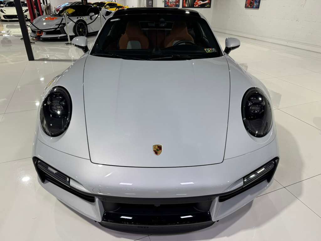 2024 Porsche 911 Turbo S Ice Grey Metallic paint,Exclusive Manufaktur interior,Exclusive Design taillights AND MORE!!