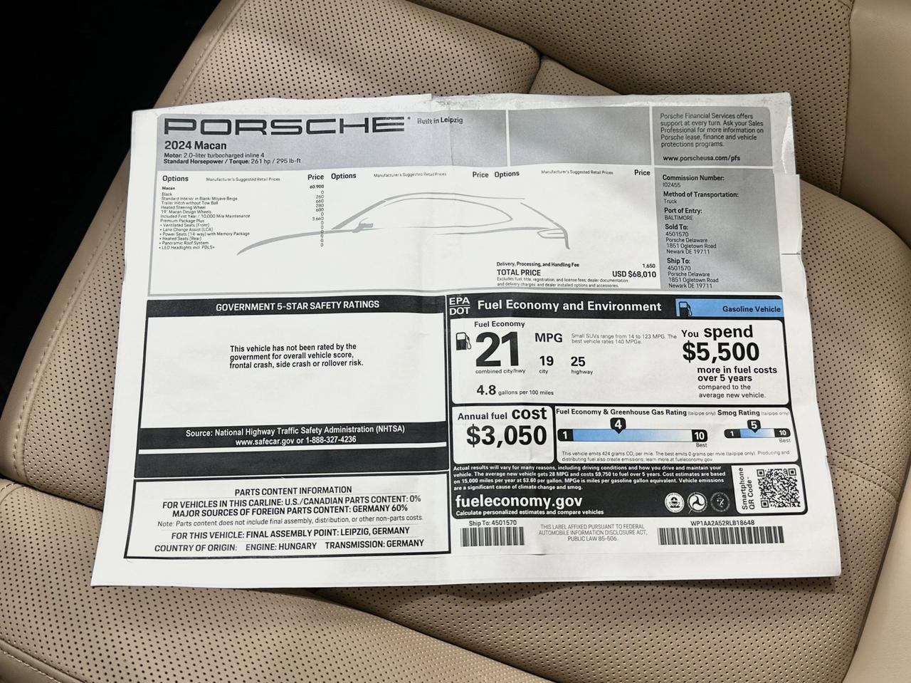 2024 Porsche Macan Newark DE