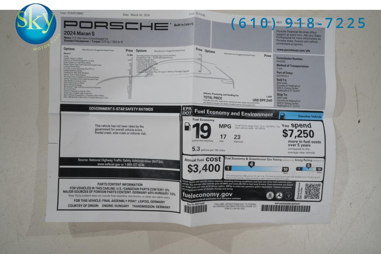 2024 Porsche Macan AWD S West Chester PA