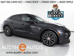 2024_Porsche_Macan Electric 4 AWD_*PREMIUM PKG, NAVIGATION, ADAPTIVE CRUISE, SAFETY ALERTS, 360 CAMERAS, PSNGR DISPLAY, PANO MOONROOF, LEATHER, CLIMATE SEATS, HTD STEERING, 21 INCH WHEELS, BOSE, WIRELESS CHARGING, APPLE CARPLAY_ Round Rock TX