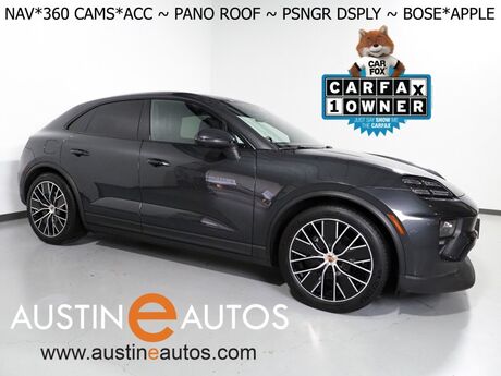 2024 Porsche Macan Electric 4 AWD *PREMIUM PKG, NAVIGATION, ADAPTIVE CRUISE, SAFETY ALERTS, 360 CAMERAS, PSNGR DISPLAY, PANO MOONROOF, LEATHER, CLIMATE SEATS, HTD STEERING, 21 INCH WHEELS, BOSE, WIRELESS CHARGING, APPLE CARPLAY Round Rock TX