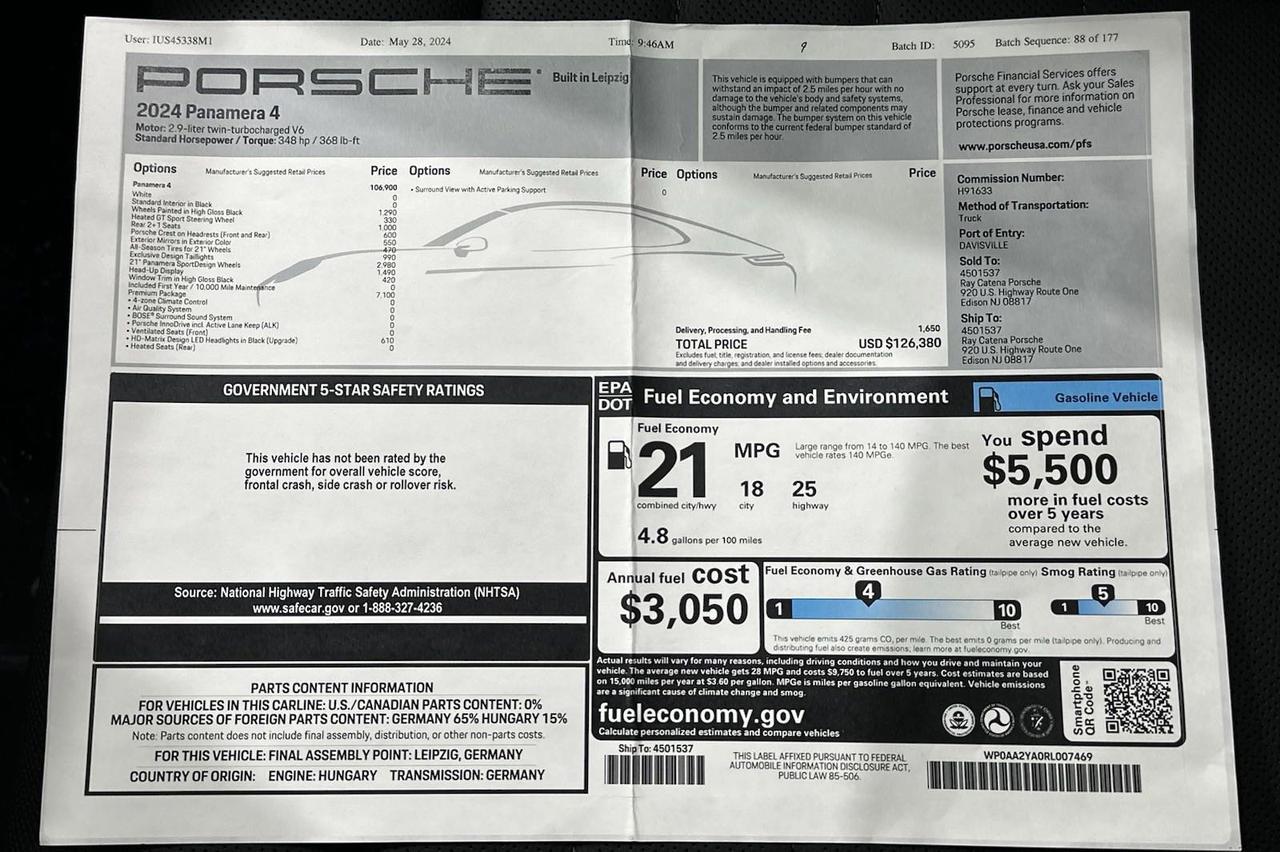 2024 Porsche Panamera 4 Newark DE