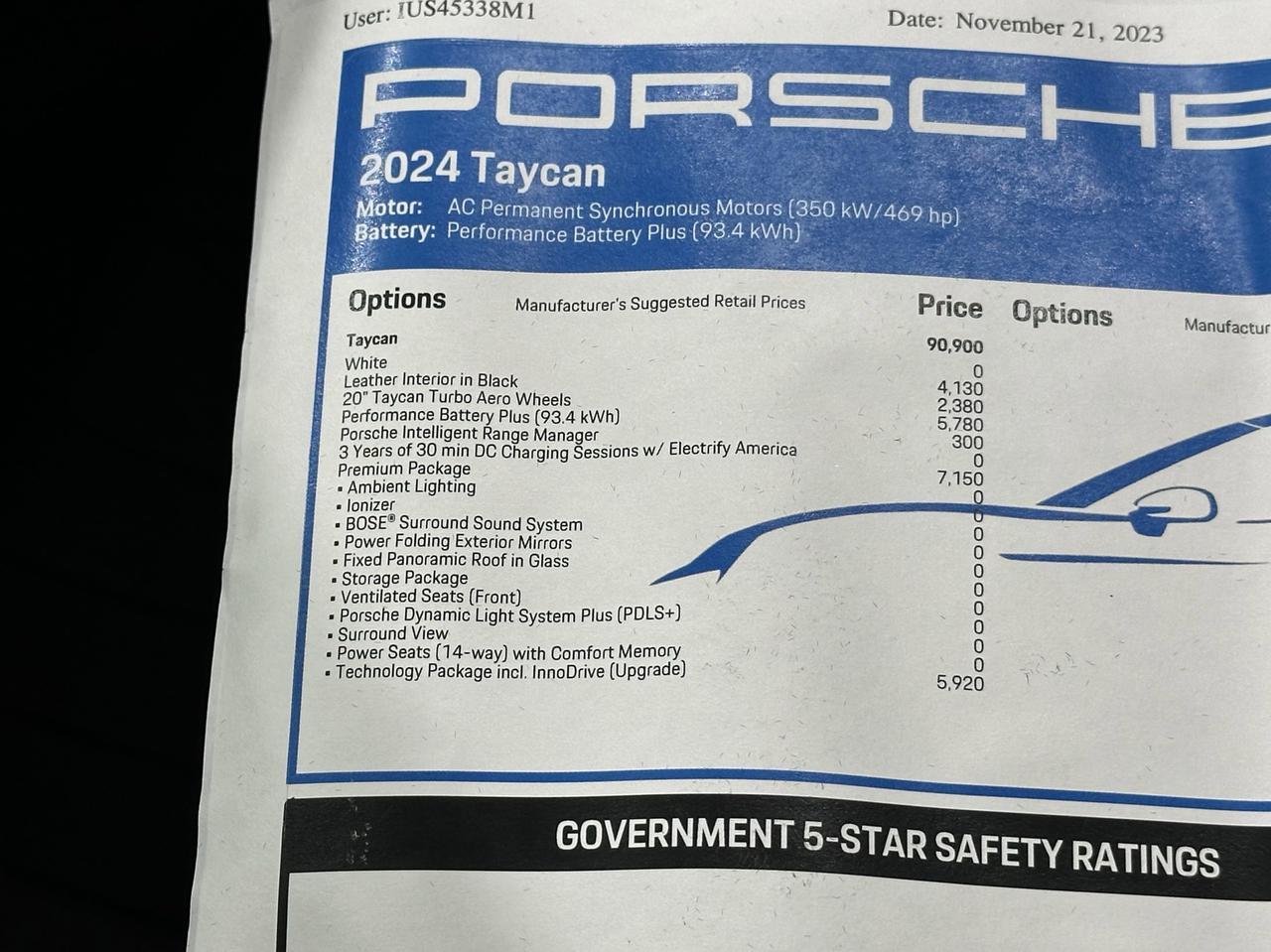 2024 Porsche Taycan Newark DE