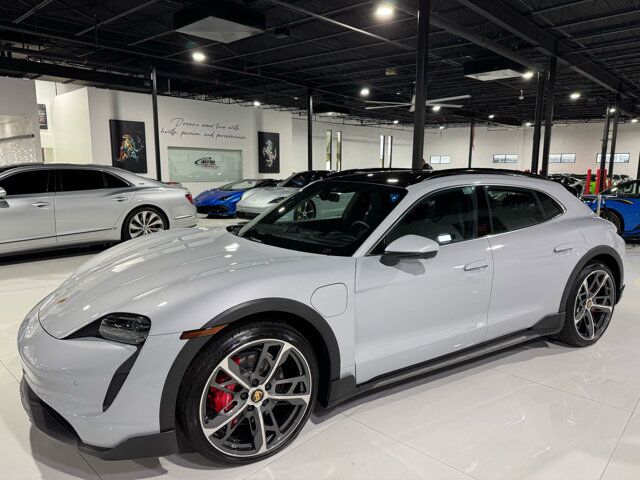2024 Porsche Taycan 4S Cross Turismo Ice Grey paint, panoramic roof, passenger display AND MUCH MORE!! Fort Lauderdale FL