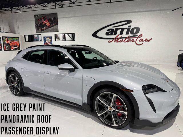 2024 Porsche Taycan 4S Cross Turismo Ice Grey paint, panoramic roof, passenger display AND MUCH MORE!! Fort Lauderdale FL