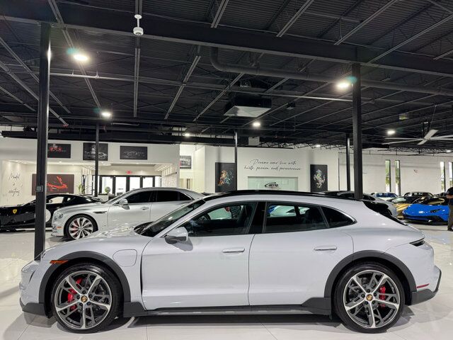 2024 Porsche Taycan 4S Cross Turismo Ice Grey paint, panoramic roof, passenger display AND MUCH MORE!! Fort Lauderdale FL